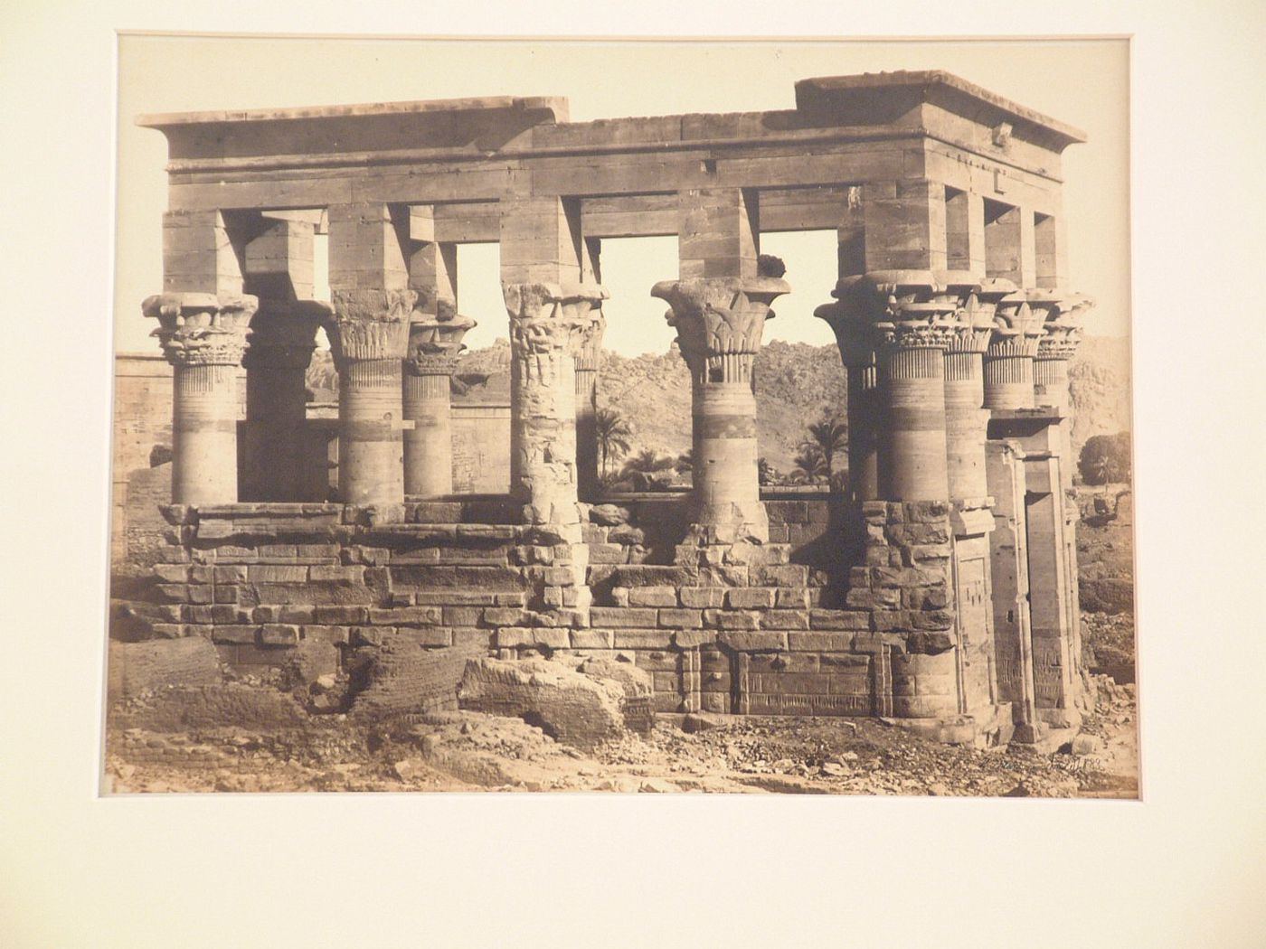 Trajan`s Kiosk in Philae, Egypt