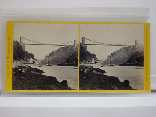 View of Clifton Suspension Bridge over River Avon, Bristol, England, United Kingdom