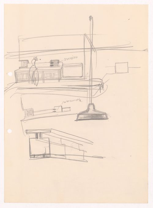 Sketch details for Refeitório da Refinaria Angola, Matosinhos, Portugal