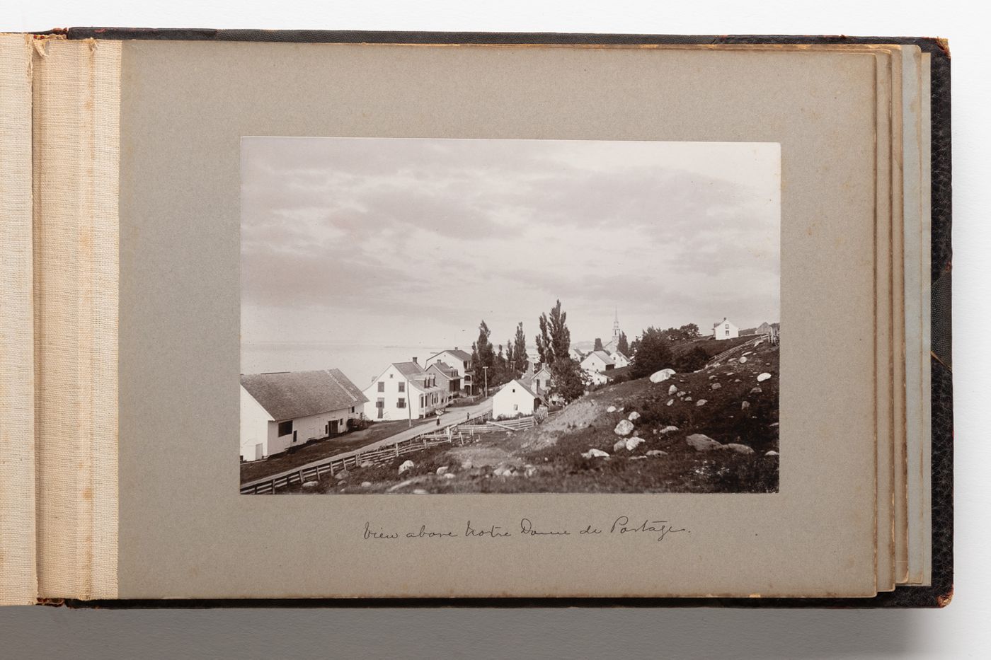 View of buildings in Notre-Dame-du-Portage, Quebec, Canada