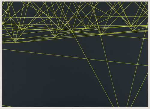 Wireframe perspective of a detail from the space frame for the Galaxy Toyama Gymnasium, Imizu, Toyama, Japan