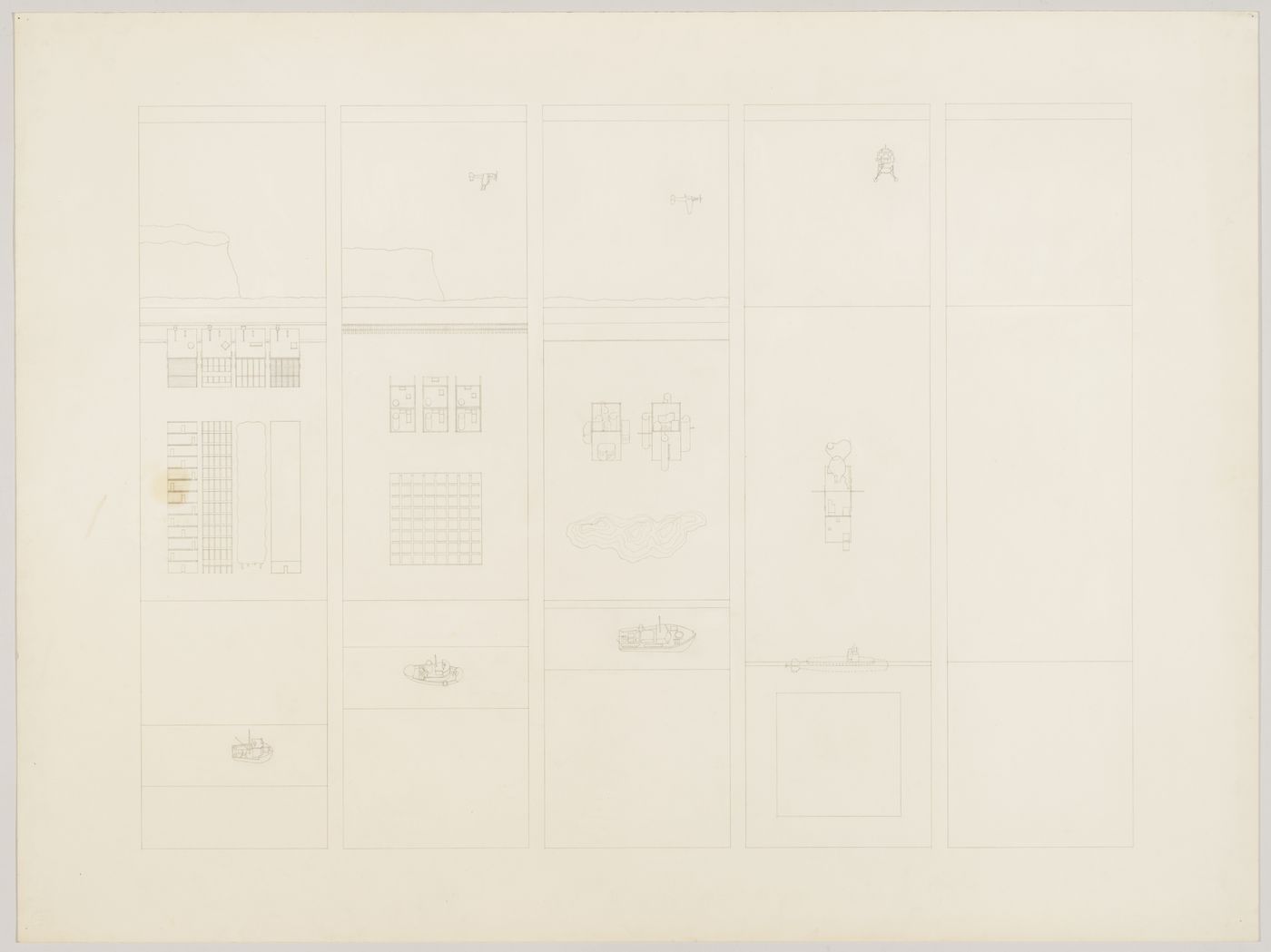 Presentation drawing for The Silent Witnesses