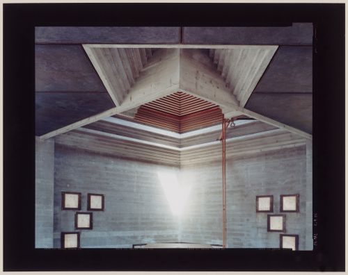 Chapel interior, Carlo Scarpa's Tomba Brion, San Vito d'Altivole, Italy