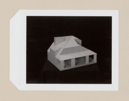 Study model for the Hanks-Paré Residence, Tuxedo Park, New York