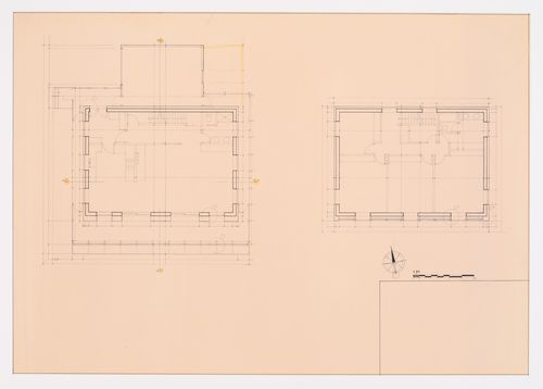 Plan des étages, Maison Bernard Laurin, Saint-Benoît, Mirabel, Québec, Canada