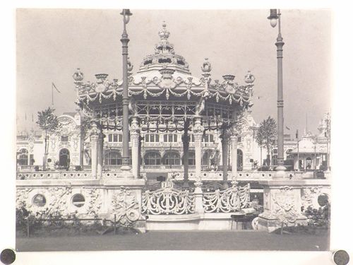 Glasgow Exhibition, views of boulevards, with people, exhibition buildings, etc., Glasgow, Scotland, United Kingdom