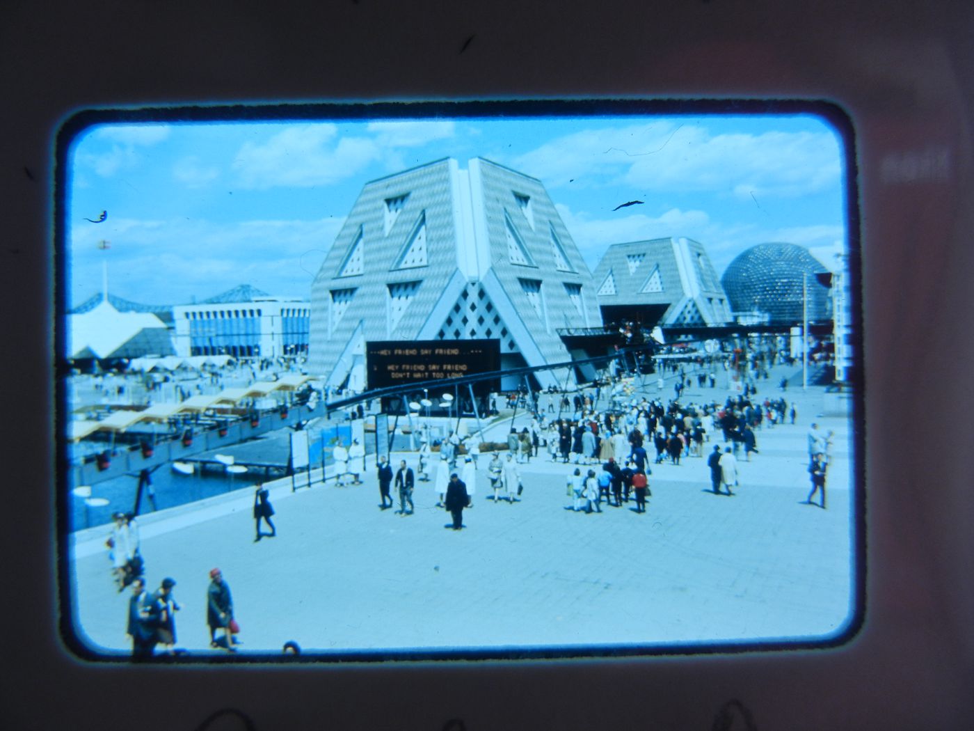 View of the Man the Explorer Pavilion, Expo 67, Montréal, Québec