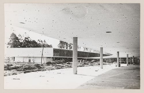 View of States Pavilion, under construction, São Paulo, Brazil
