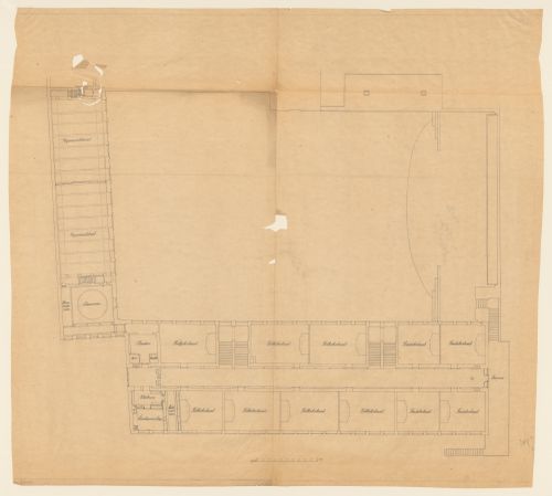 Plan for Karl Johansskolan, Göteborg, Sweden