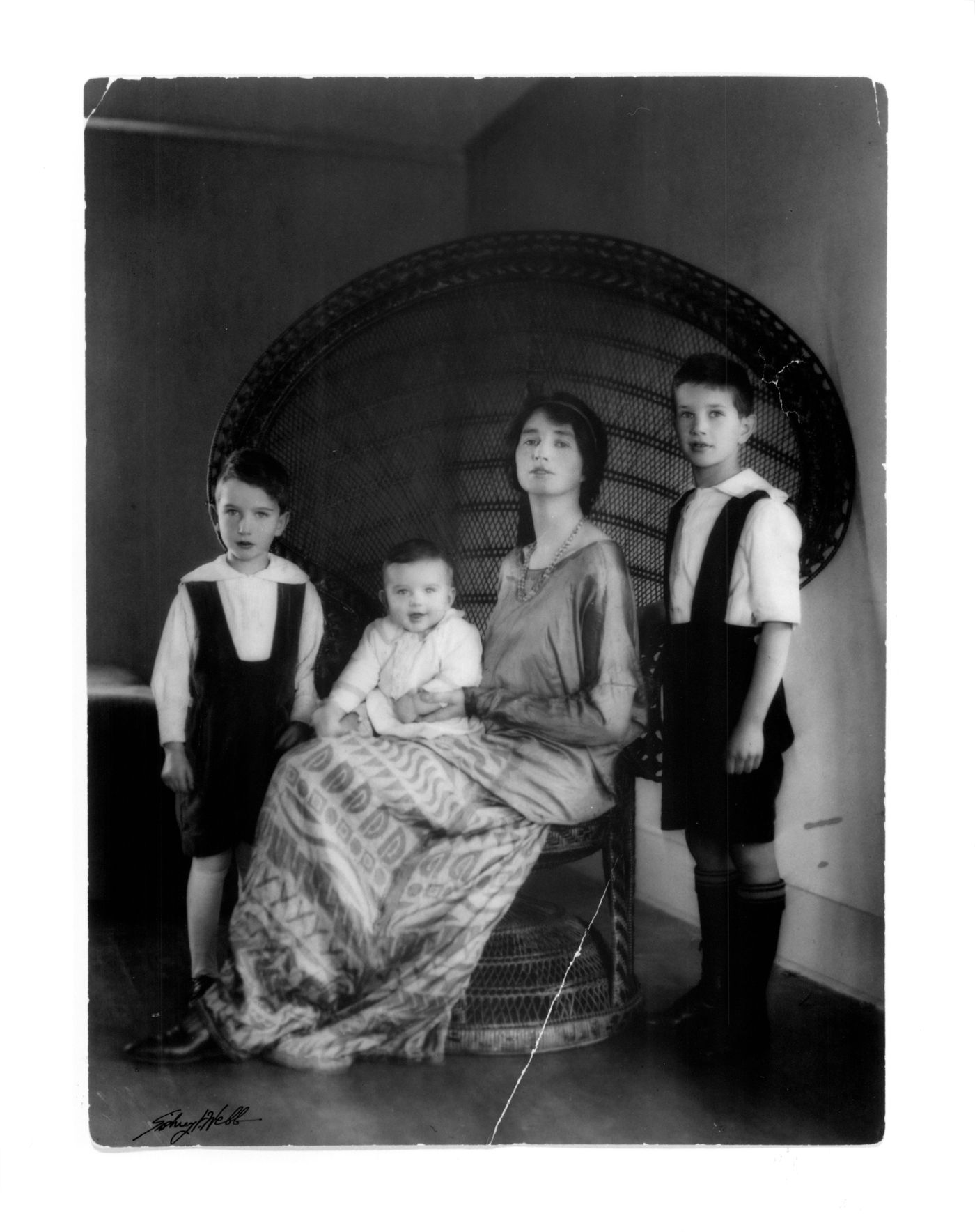 Margaret Schevill and her children