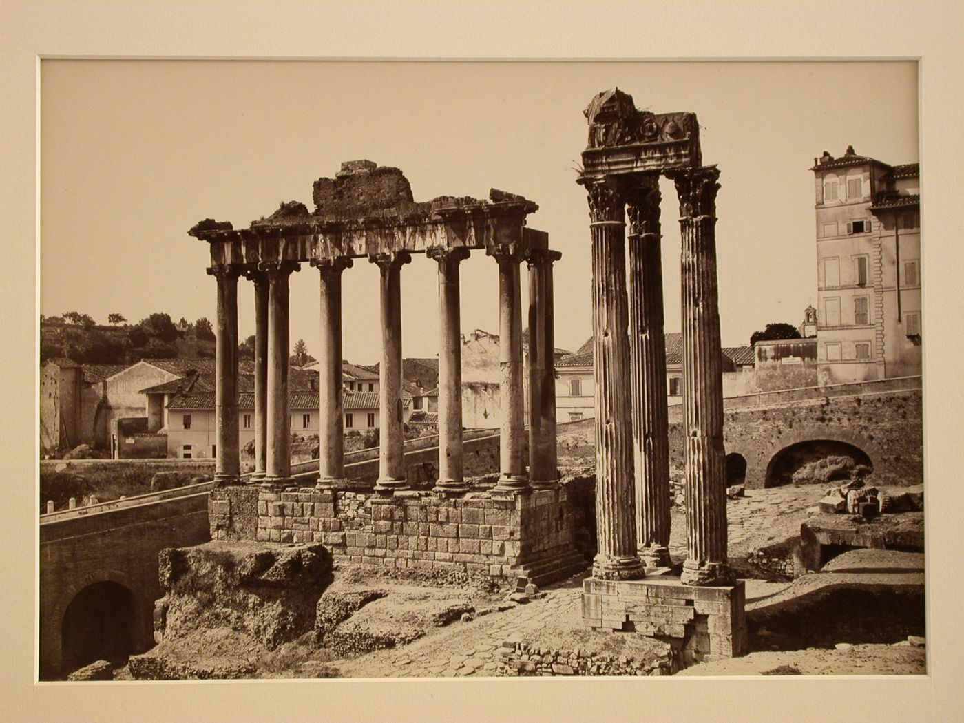 Roman Forum, Temples of Saturn and Jupiter, Rome, Italy