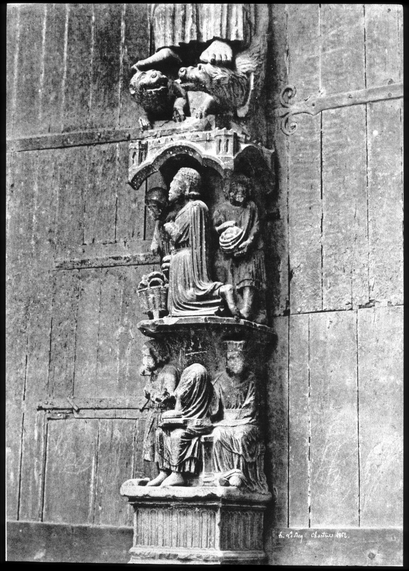 Plate from portfolio ''Details of Chartres Cathedral''