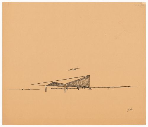 Perspective drawing for Aeropuerto, Buenos Aires, Argentina