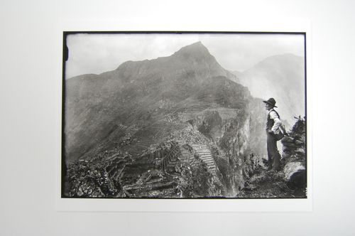 Self-portrait of Martín Chambi in Wiñay Wayna, Machu Picchu, Peru