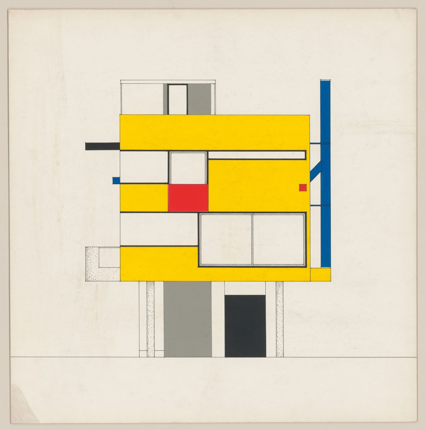 Elevation for Bernstein House