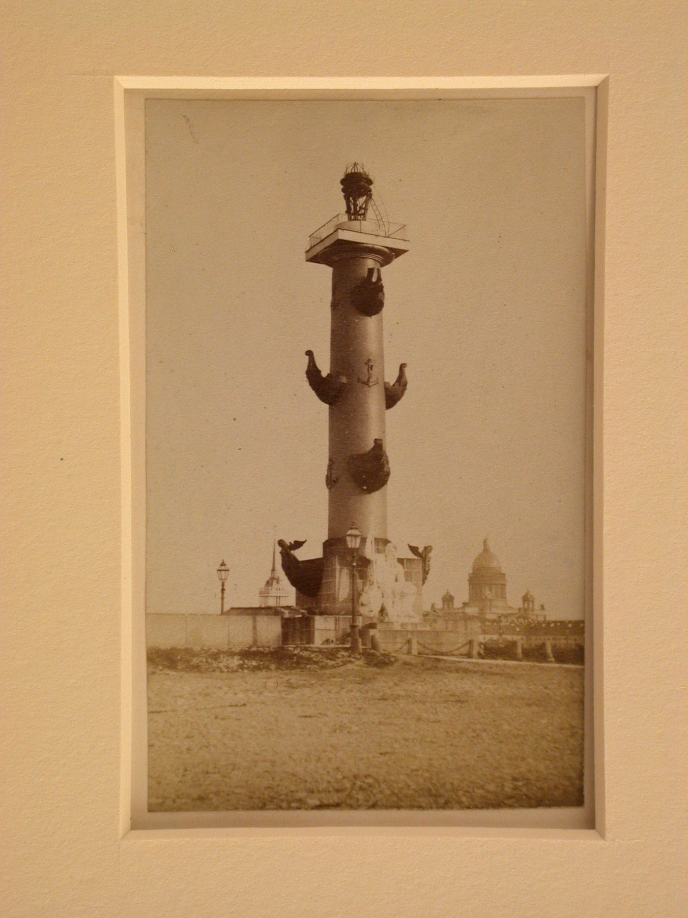 View of the Rostral Column, Saint Petersburg