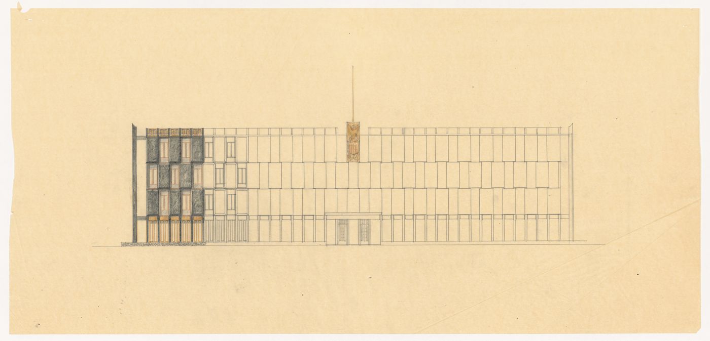 Cladding study for United States Embassy, Oslo, Norway