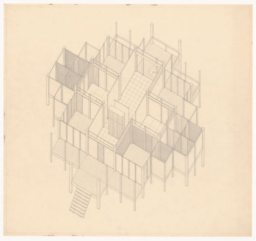 Axonometric for Texas House 1