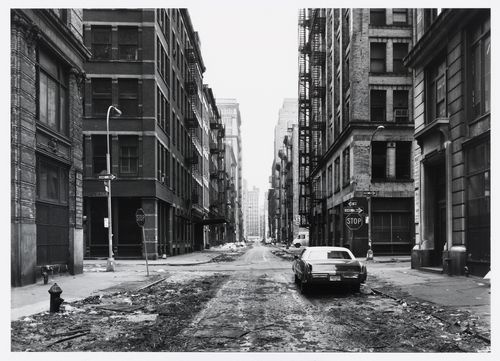 View of Crosby Street and Spring Street, New York City, New York, United States