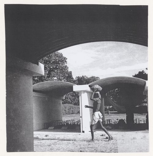 View of an unidentified structure, Talwara, India