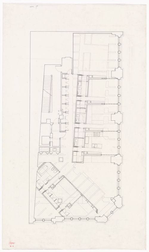 Plan for Fuller Toms Loft, New York, USA