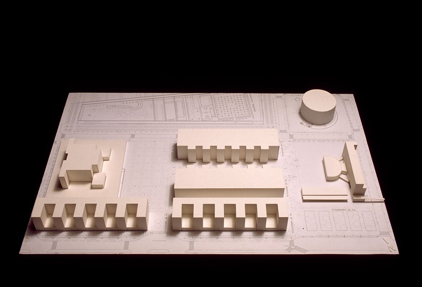 View of model for Reitoria e Auditorio Nou. Camp. Univ. de Valencia - Proj. II, Valencia, Spain