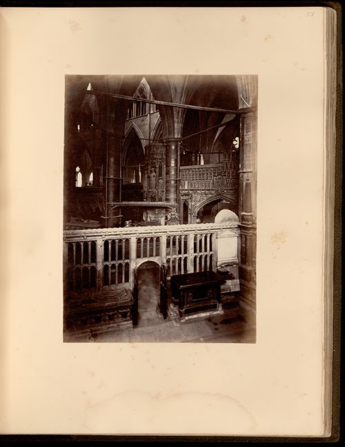 Plate from book ''The Abbey and Palace of Westminster''