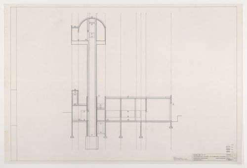 Section for Casa Mário Bahia [Mário Bahia house], Gondomar, Portugal