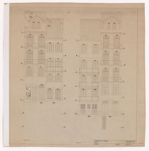 Elevations for Parcelas 191 e 192, Porto, Portugal