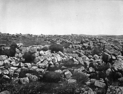 View of an archeological site near the Dead Sea, Israel