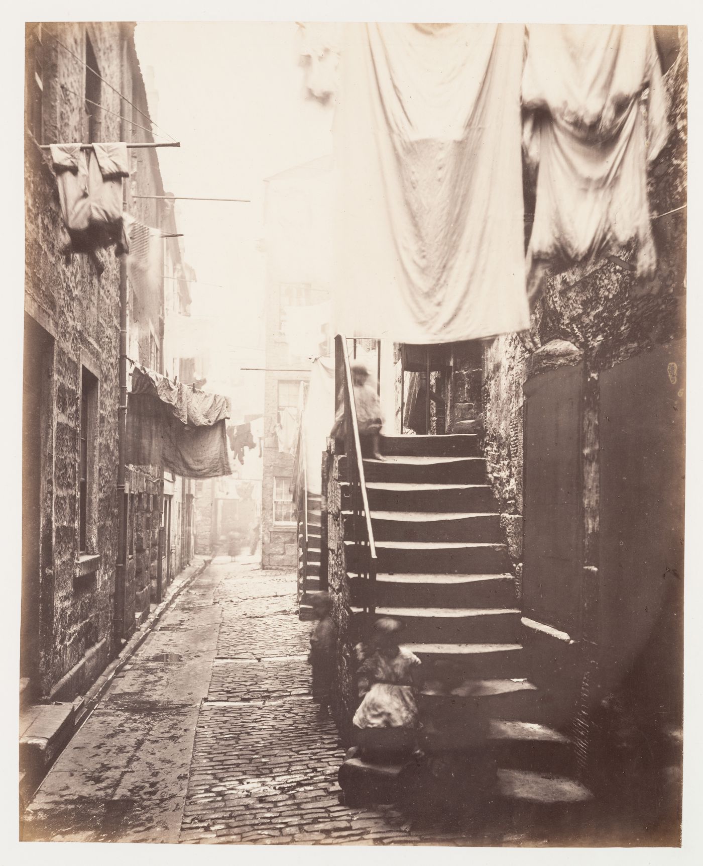 View of Close No. 93, High Street, Glasgow, Scotland