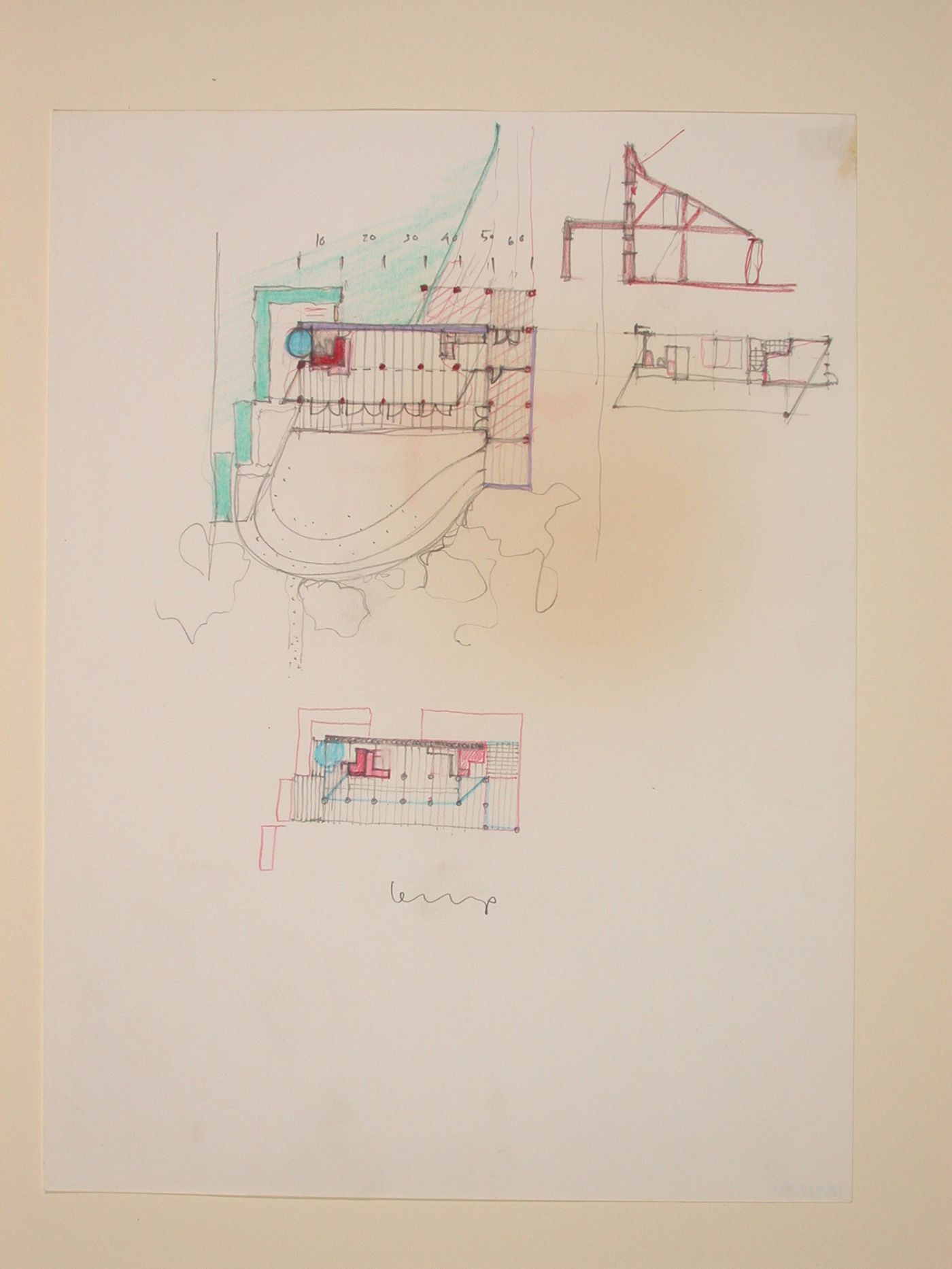 The Nofamily House - plans & section