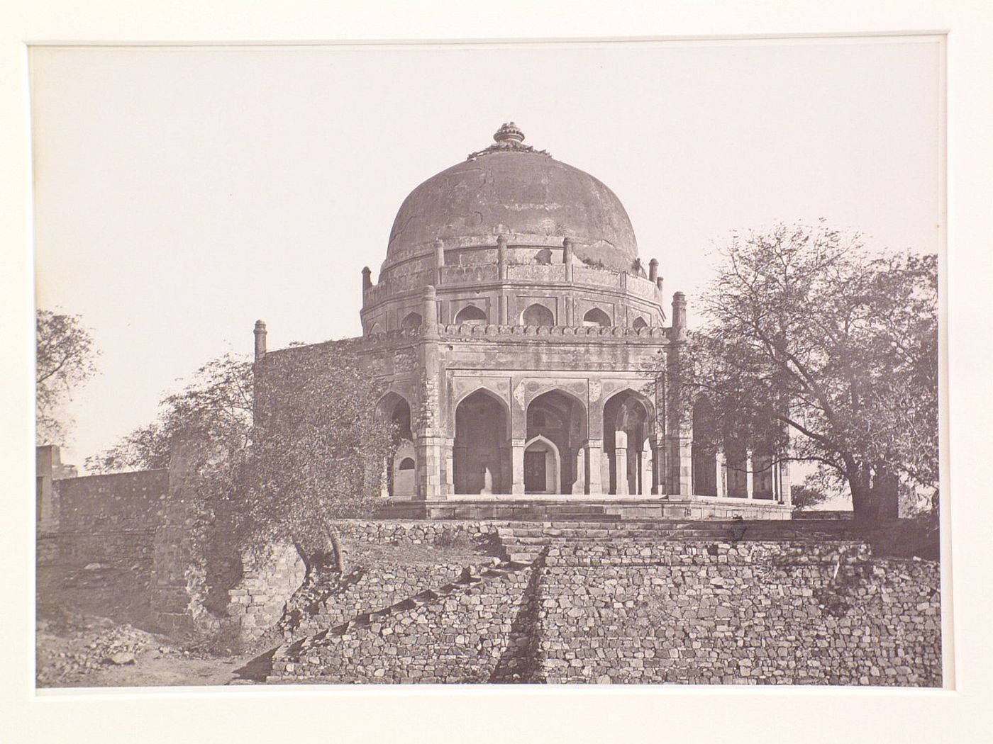 View of the Tomb of Adham Khan, Delhi, India