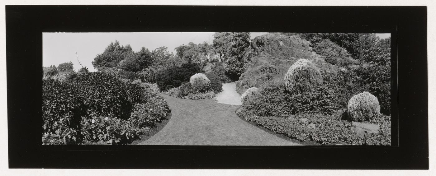 View of Queen Elizabeth Gardens, 33rd and Cambie Streets, Vancouver, British Columbia