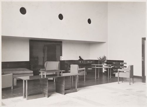 Vue du hall, Villa Cavrois à Croix, France