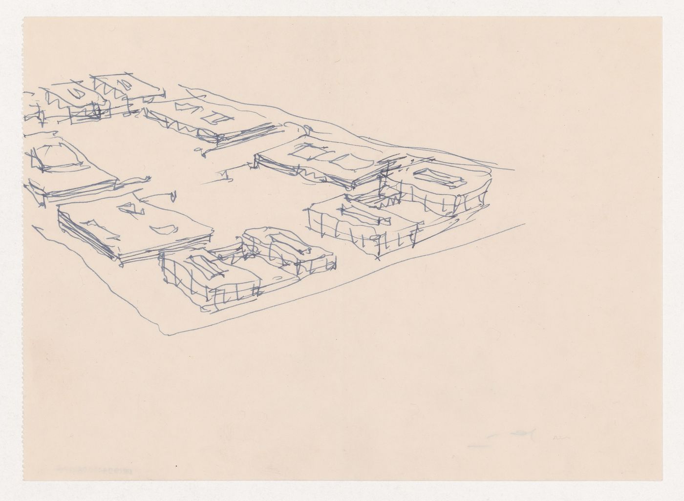 Axonometric sketch for Illinois Institute of Technology