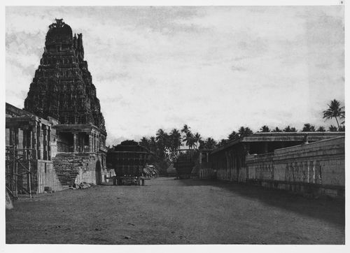 [Seeringham.] Jumboogasurum Pagoda.  View along the space on the west side between enclosures.