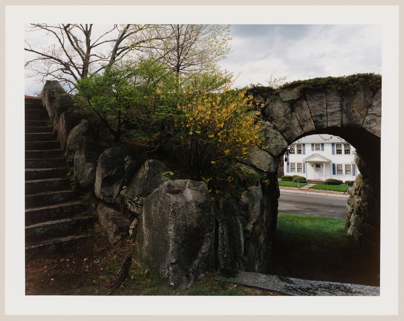 Viewing Olmsted: View of The Rockery ("Cairn"), North Easton, Massachusetts