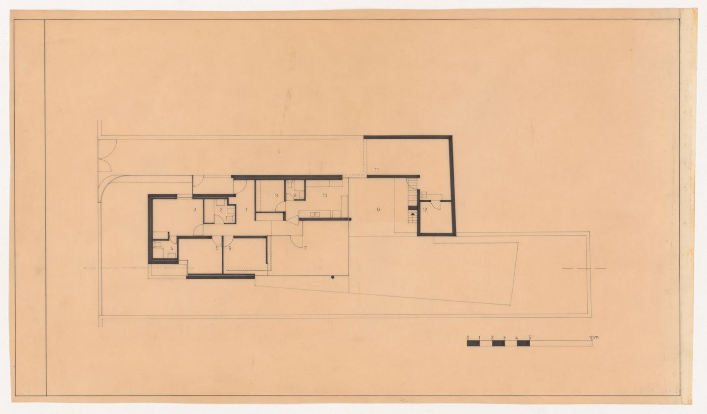 Plan for Casa Manuel Magalhães, Porto