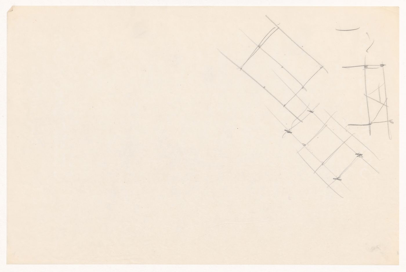 Sketches for Illinois Institute of Technology, possibly plans