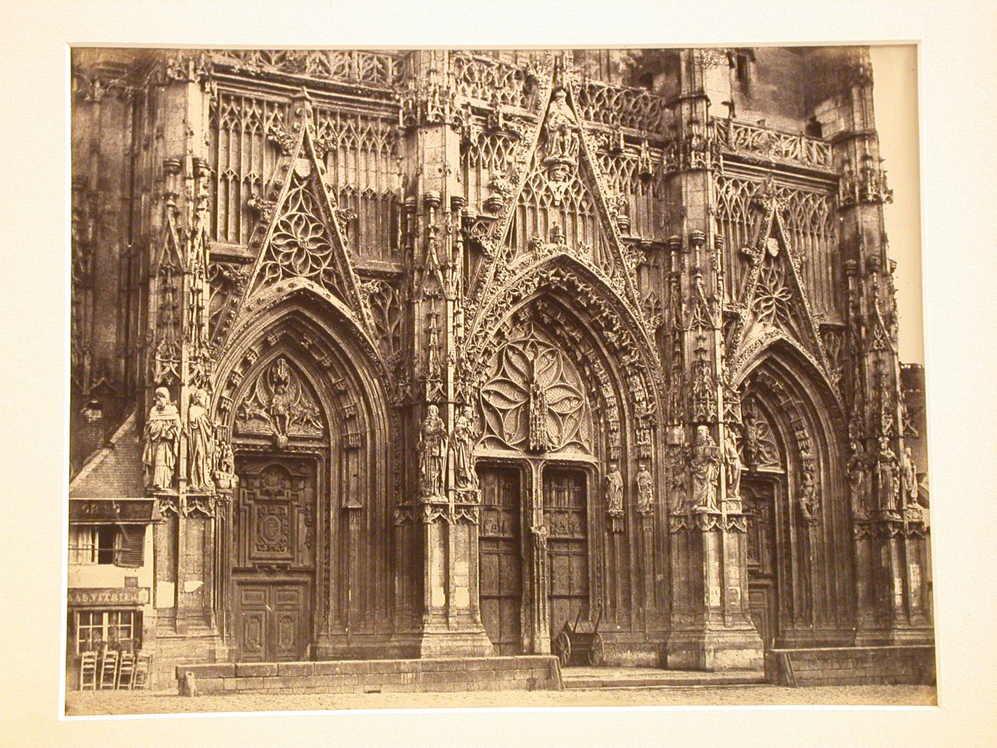 View of portals, west-front of St. Wolfram's, Abbeville, France