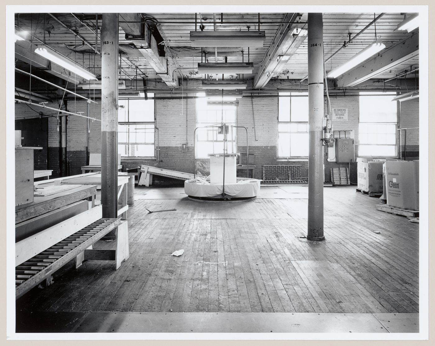 Interior view of the third floor of the Coleco Building (formerly the Merchants Manufacturing Company Building), Montréal, Québec