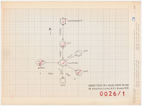 Red Sands Fort: plan