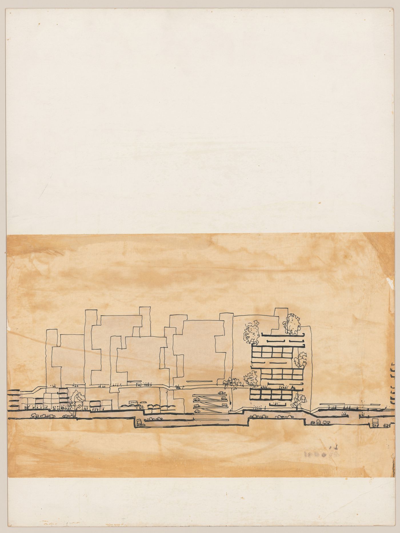 Sketch section for Meadowvale, Mississauga, Ontario, Canada