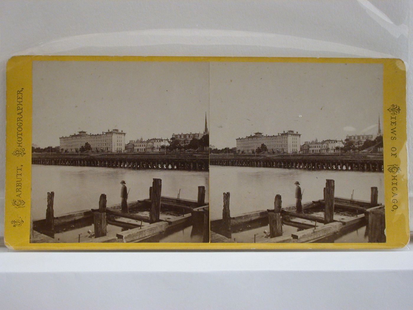 View of 46 Terrace Block from Breakwater, Chicago, Illinois