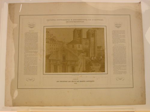 Plate from portfolio ''Revista Pittoresca e Descriptiva de Portugal com Vistas Photographicas''