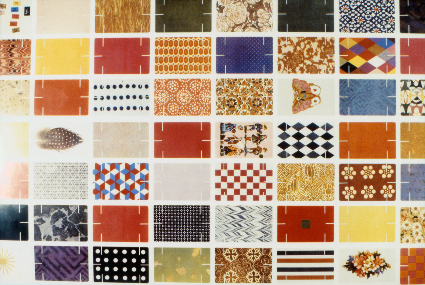Slide with patterns, by Charles and Ray Eames