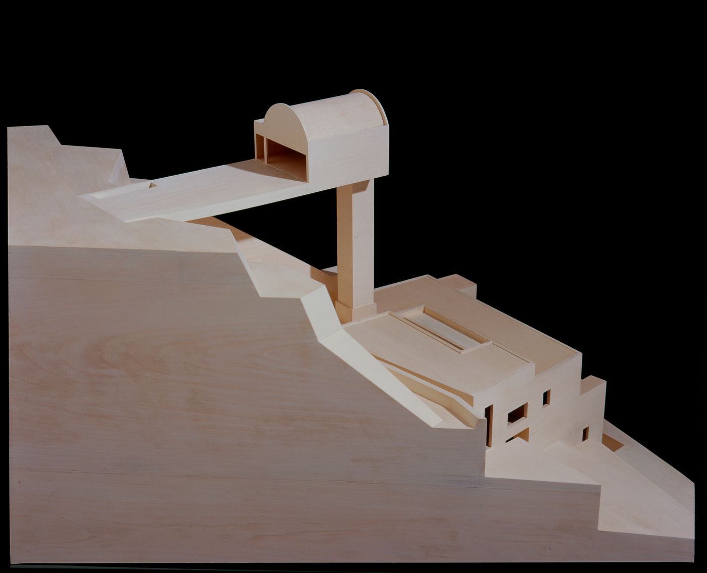 View of model for Casa Mário Bahia [Mário Bahia house], Gondomar, Portugal