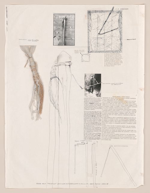 Collaged notes for Zeno, une cultura autosufficiente [Zeno, a self-sufficient culture]