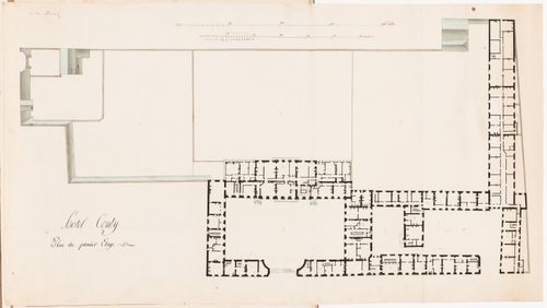 Hôtel Rothelin-Charolais, Paris: First floor plan
